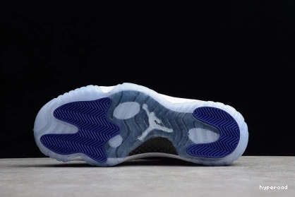 Hyperoad BLACK JORDAN MENS AIR 11 LOW WHITE RETRO 